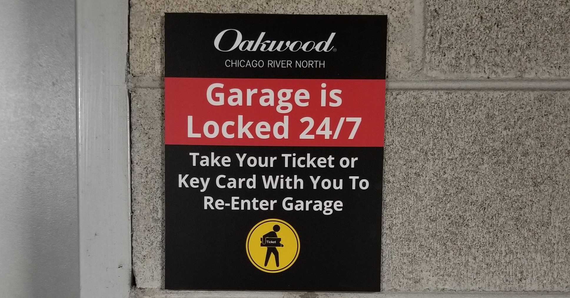 72736_Garage Locked Sign